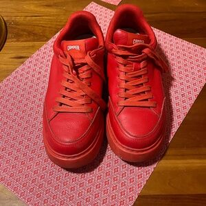 Camper Runner K21 Red leather Sneakers
